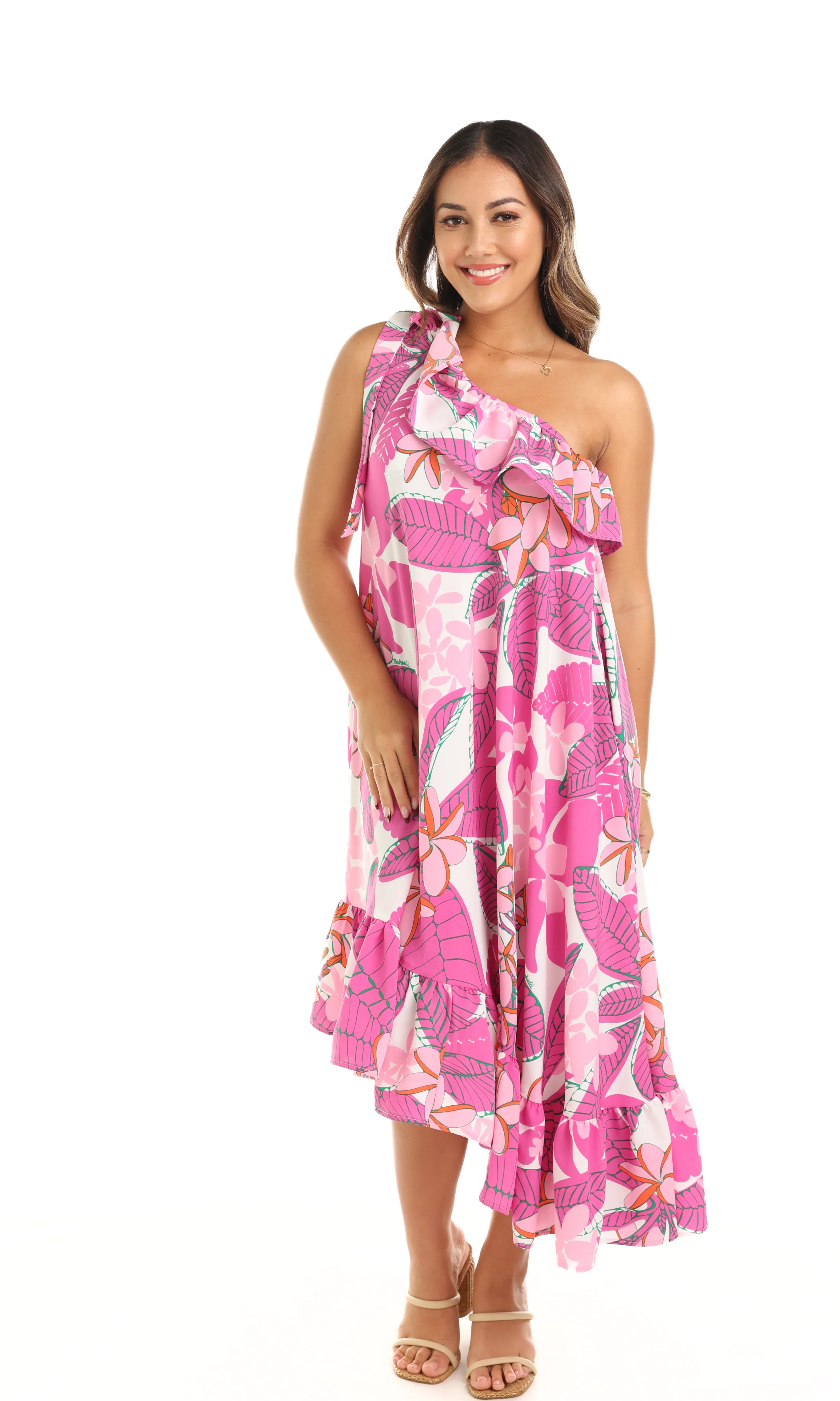 Holokai One Shoulder Dress - Image 5